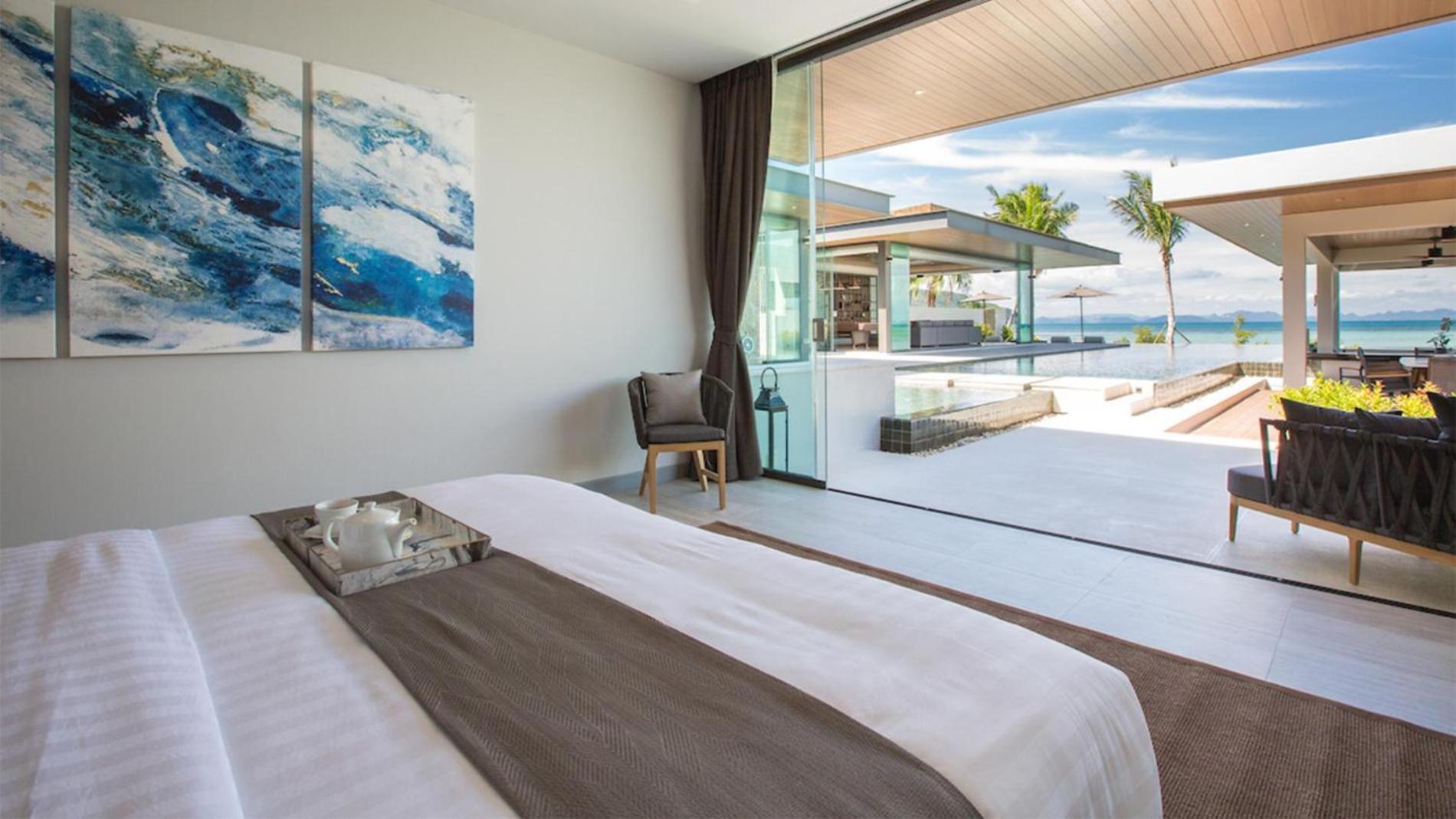 Exclusive Sea Renity A Beachfront Villa Retreat Sleeps 12 Adults And 6 Kids Laem Sor Exterior photo