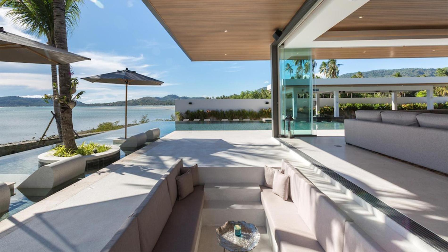 Exclusive Sea Renity A Beachfront Villa Retreat Sleeps 12 Adults And 6 Kids Laem Sor Exterior photo