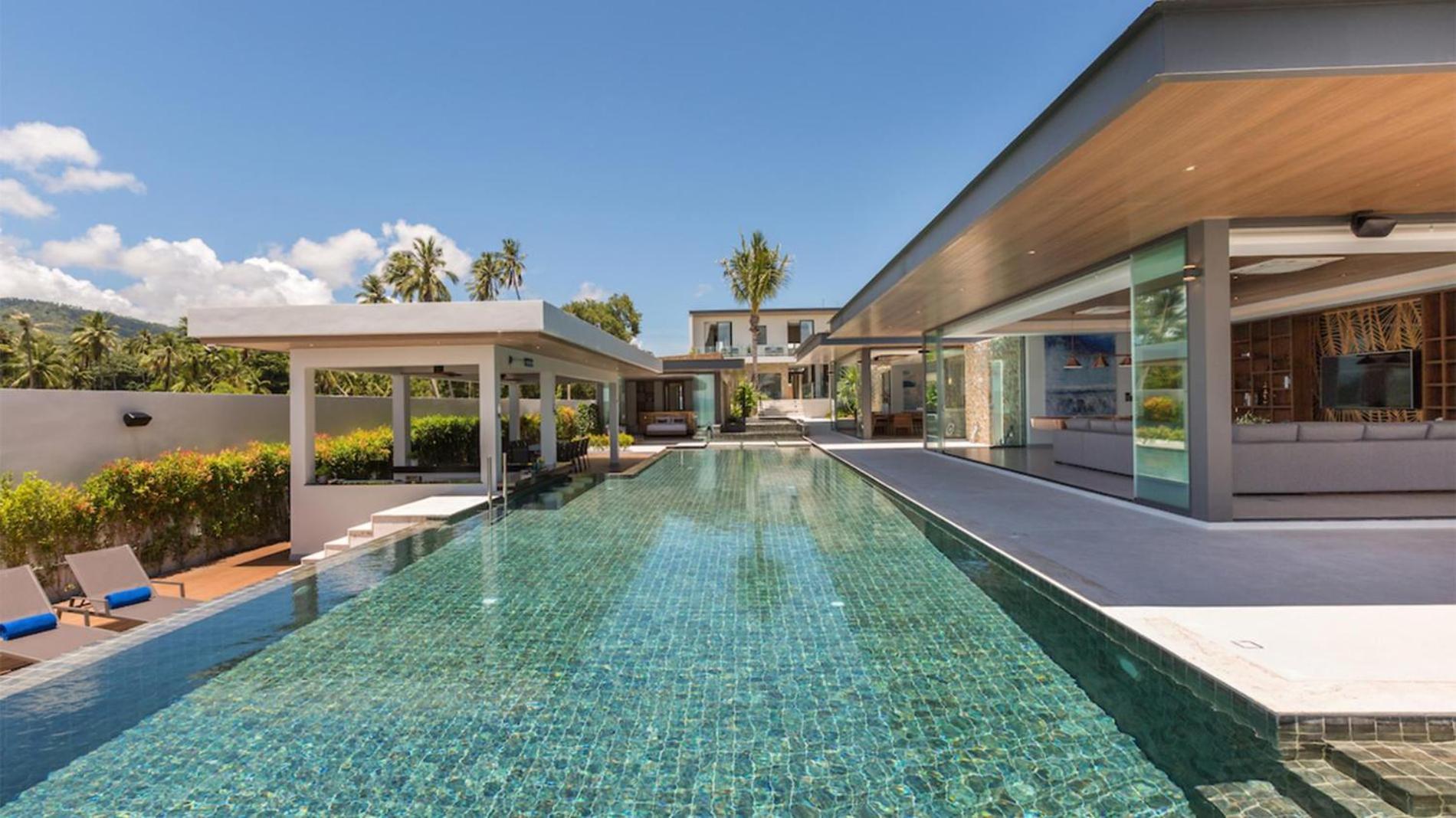 Exclusive Sea Renity A Beachfront Villa Retreat Sleeps 12 Adults And 6 Kids Laem Sor Exterior photo